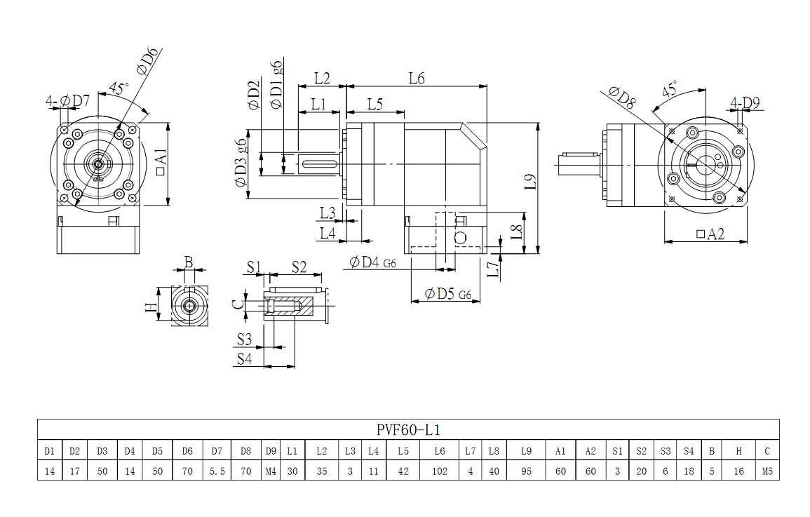 PVF60_L1系列圖紙 PVF60_L1系列圖紙