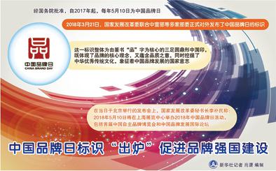 慶賀“中國品牌日”標(biāo)識出爐，積極響應(yīng)號召創(chuàng)品牌
